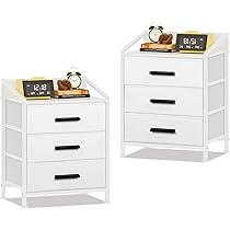 Amazon.com: EKNKOZY Nightstand 3 Drawer Dresser, 11